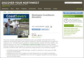 Help support the CoastSavers program. Donate today.