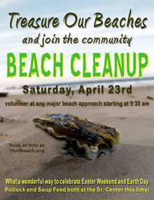 Long Beach Community Beach Cleanups for 2010