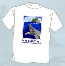 Washington Coast Cleanup 2010 T-shirt