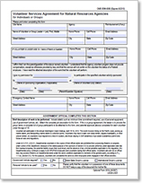 National Park Servoce Volunteer Form